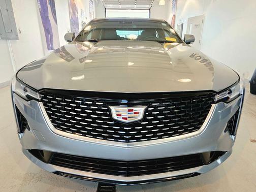 Argent Silver Metallic 2025 Cadillac CT4 Luxury RWD
