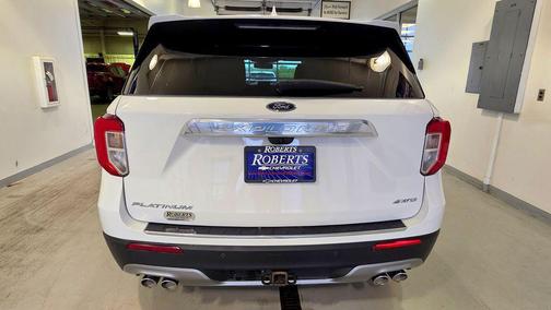 Star White Metallic Tri-Coat 2023 Ford Explorer Platinum
