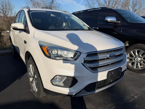 White Platinum 2017 Ford Escape Titanium