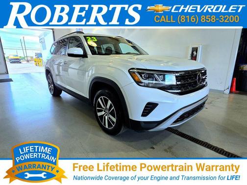 Pure White 2023 Volkswagen Atlas 2.0T SE