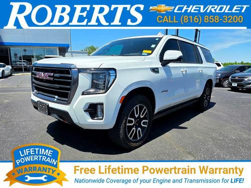 Summit White 2021 GMC Yukon XL 4WD AT4