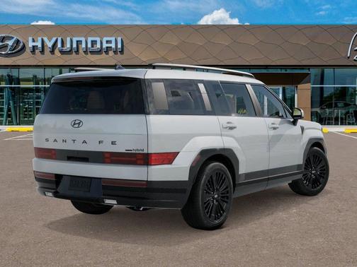 Serenity White 2026 Hyundai SANTA FE HEV Calligraphy