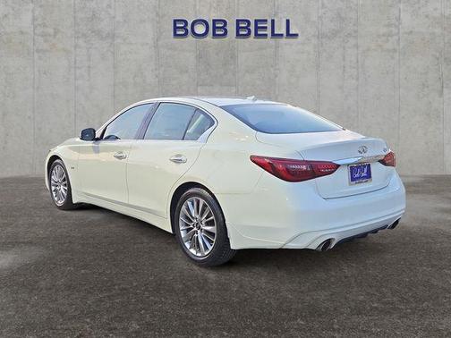 Majestic White 2020 INFINITI Q50 3.0t LUXE