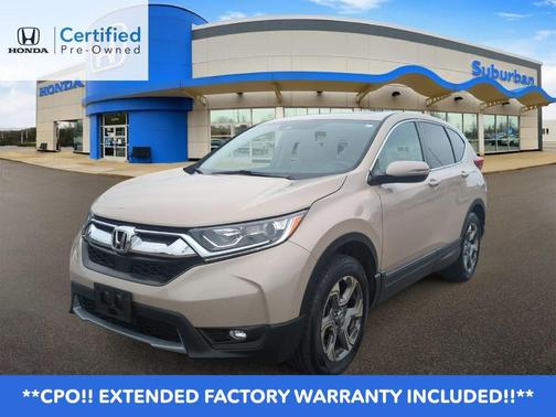 Beige 2018 Honda CR-V EX