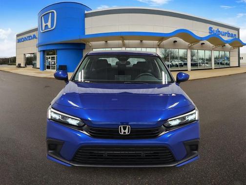 Aegean Blue Metallic 2023 Honda Civic LX