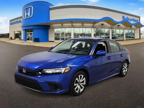 Aegean Blue Metallic 2023 Honda Civic LX