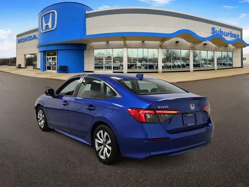 Aegean Blue Metallic 2023 Honda Civic LX