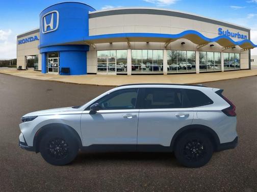 Platinum White Pearl 2026 Honda CR-V Hybrid Sport-L