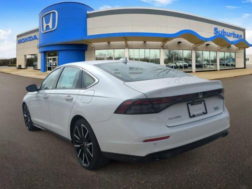 Platinum White Pearl 2026 Honda Accord Hybrid Touring