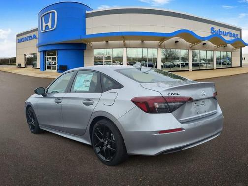 Solar Silver Metallic 2026 Honda Civic Sport