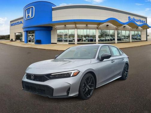 Solar Silver Metallic 2026 Honda Civic Sport