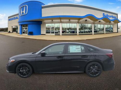 Crystal Black Pearl 2026 Honda Civic Hybrid Sport