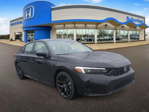 Crystal Black Pearl 2026 Honda Civic Hybrid Sport