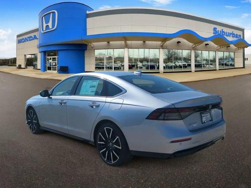 Solar Silver Metallic 2026 Honda Accord Hybrid Touring