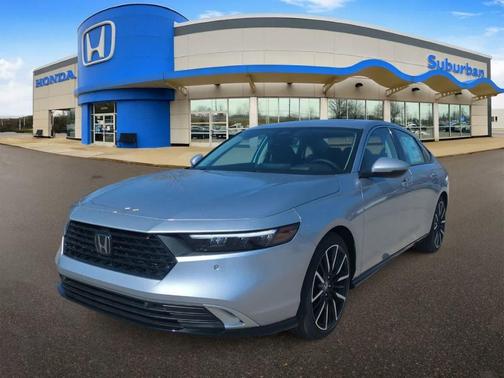 Solar Silver Metallic 2026 Honda Accord Hybrid Touring