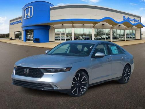 Solar Silver Metallic 2026 Honda Accord Hybrid Touring