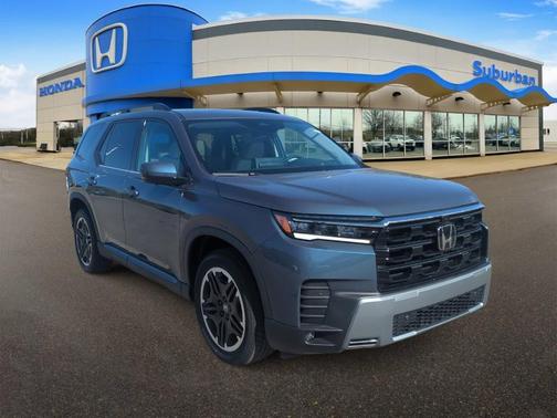 Smoke Blue 2026 Honda Pilot Touring S