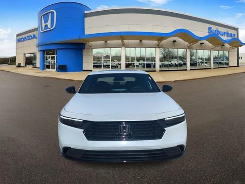Platinum White Pearl 2026 Honda Accord Hybrid Sport-L