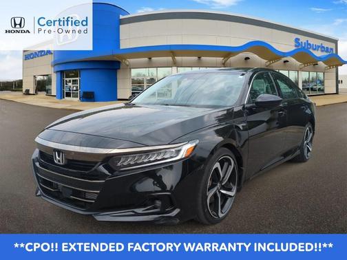 Crystal Black Pearl 2022 Honda Accord Sport SE