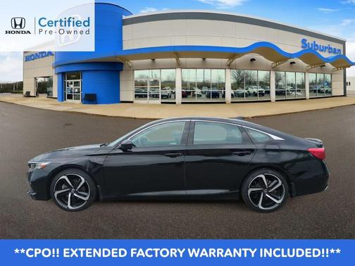Crystal Black Pearl 2022 Honda Accord Sport SE
