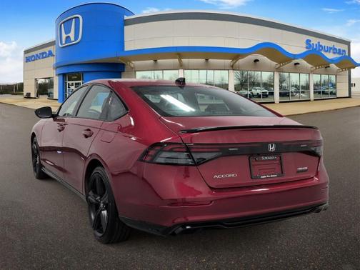 Radiant Red Metallic 2024 Honda Accord Hybrid Sport-L