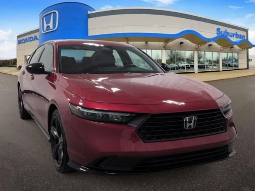 Radiant Red Metallic 2024 Honda Accord Hybrid Sport-L