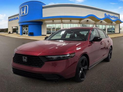 Radiant Red Metallic 2024 Honda Accord Hybrid Sport-L