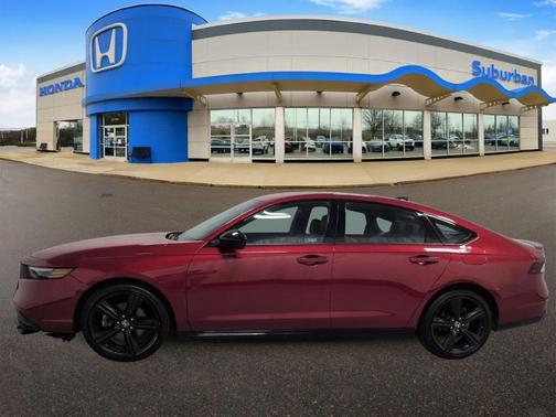 Radiant Red Metallic 2024 Honda Accord Hybrid Sport-L