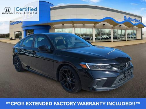 Crystal Black Pearl 2024 Honda Civic Sport