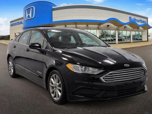 Shadow Black 2017 Ford Fusion Hybrid SE