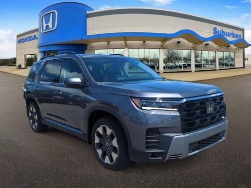 Modern Steel Metallic 2026 Honda Pilot Touring