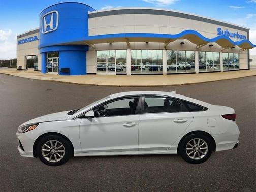 Quartz White Pearl 2019 Hyundai SONATA SE