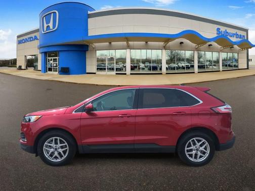 Rapid Red Metallic Tinted Clearcoat 2023 Ford Edge SEL