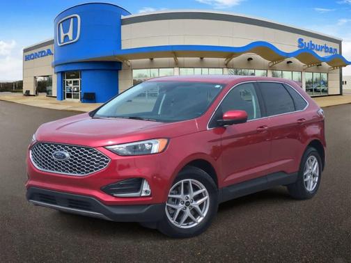 Rapid Red Metallic Tinted Clearcoat 2023 Ford Edge SEL