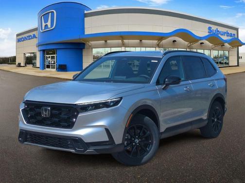 Solar Silver Metallic 2026 Honda CR-V Hybrid Sport-L