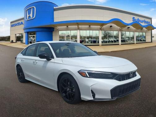 Platinum White Pearl 2026 Honda Civic Sport