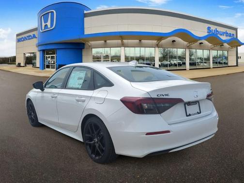 Platinum White Pearl 2026 Honda Civic Sport