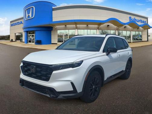 Platinum White Pearl 2026 Honda CR-V Hybrid Sport-L