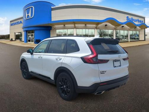 Platinum White Pearl 2026 Honda CR-V Hybrid Sport-L