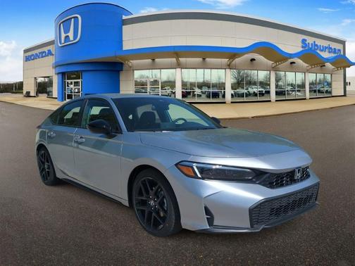 Solar Silver Metallic 2026 Honda Civic Sport