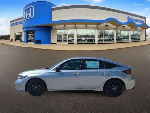 Solar Silver Metallic 2026 Honda Civic Sport