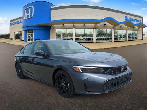 Meteorite Gray Metallic 2026 Honda Civic Sport