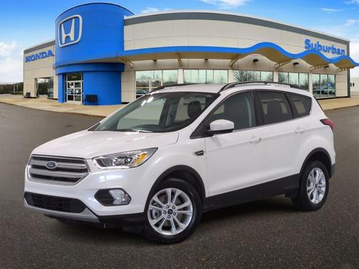 White Platinum Tri-Coat Metallic 2019 Ford Escape SEL