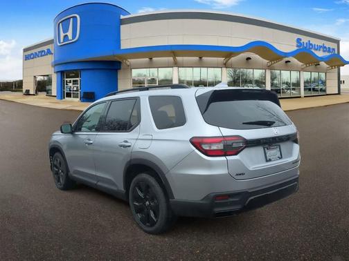 Solar Silver Metallic 2026 Honda Pilot Black Edition