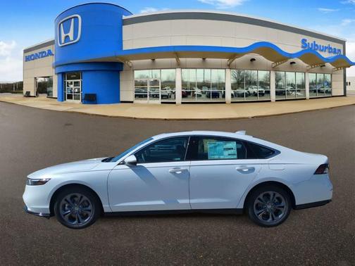 Platinum White Pearl 2026 Honda Accord Hybrid EX-L