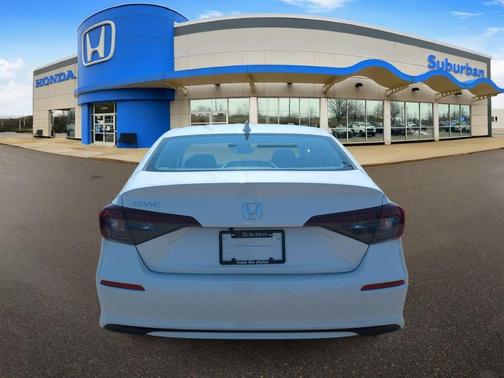 Platinum White Pearl 2026 Honda Civic LX