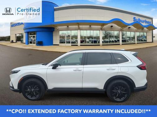 Platinum White Pearl 2024 Honda CR-V Hybrid Sport