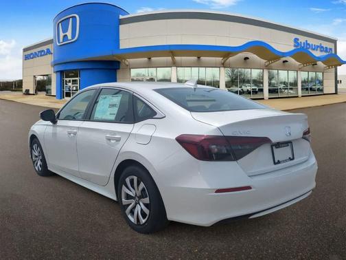 Platinum White Pearl 2026 Honda Civic LX