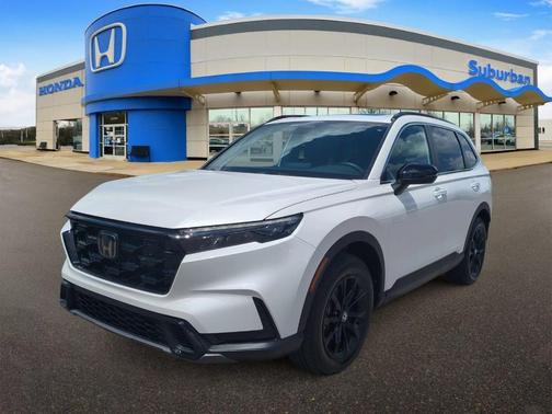 Platinum White Pearl 2025 Honda CR-V Hybrid Sport