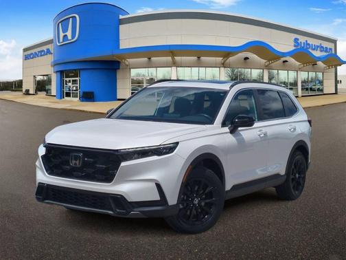 Platinum White Pearl 2025 Honda CR-V Hybrid Sport